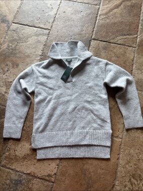 Wild Fable Light Gray Collared Sweater